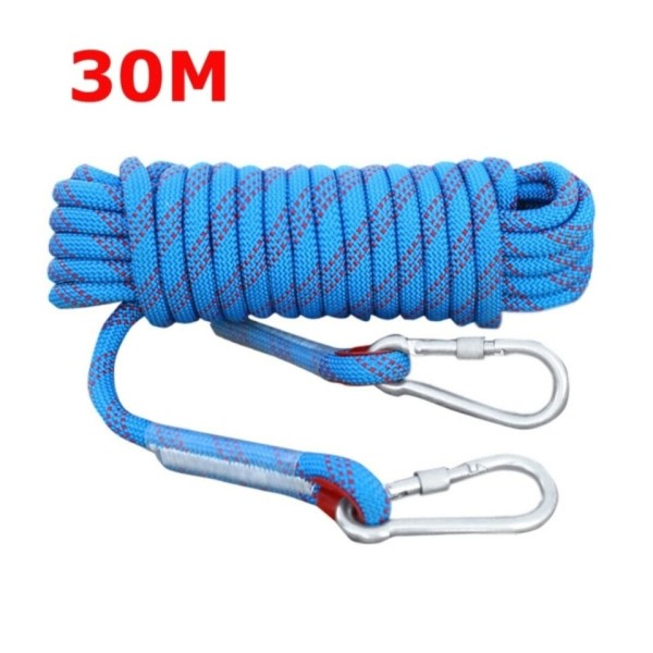 Rock Klättring Rep 30M Utomhus Statisk Rapell Rep