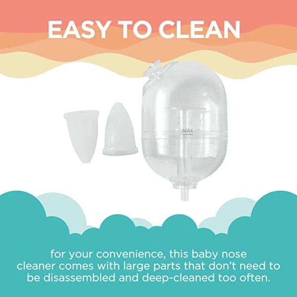 Baby Nasal Aspirator Elektrisk Nose Cleaner Laddningsbar Nose Booger Sucker