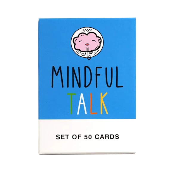Mindfulness Talk Card Game The School of Mindfulness Mindfulness Spill for Barn Mindful Talk Cards