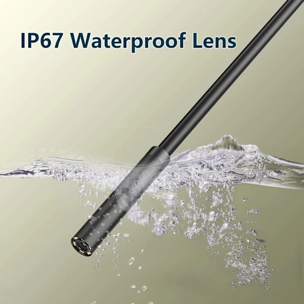 7,0 mm   TYPE-C   endoskop   kamera   IP67   vanntett   6   LED-lys