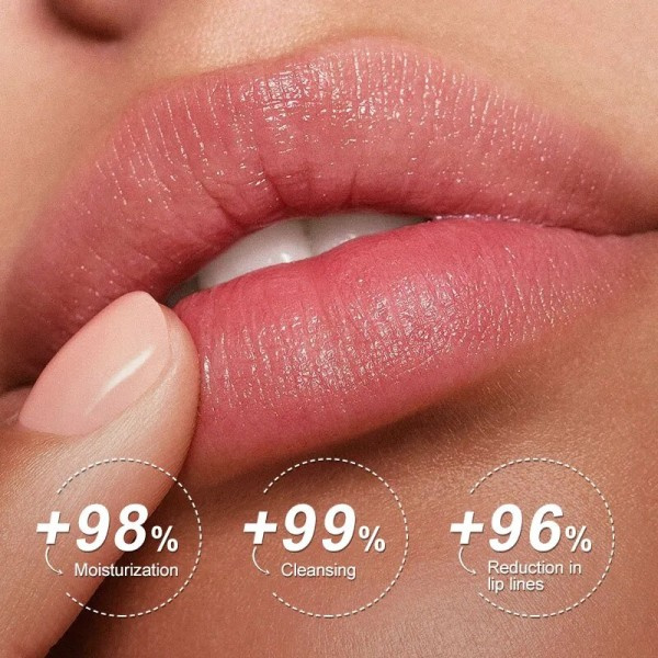 Bubble Lightening Mörk Läpp Balm Mask Långvarig Återfuktande Exfoliera Reducera Läpp linjer