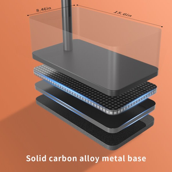 Gulv Projektor Støtte Stativ Metal Holder Flervinkel Justerbar Roterende Projektor Bracket