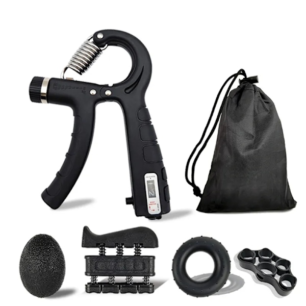 Grip Justerbar R-Typ Hand Grip Träning Räknebar Styrka Träning Stärkande Tång Fjäder Finger Nyp Wrist Expander