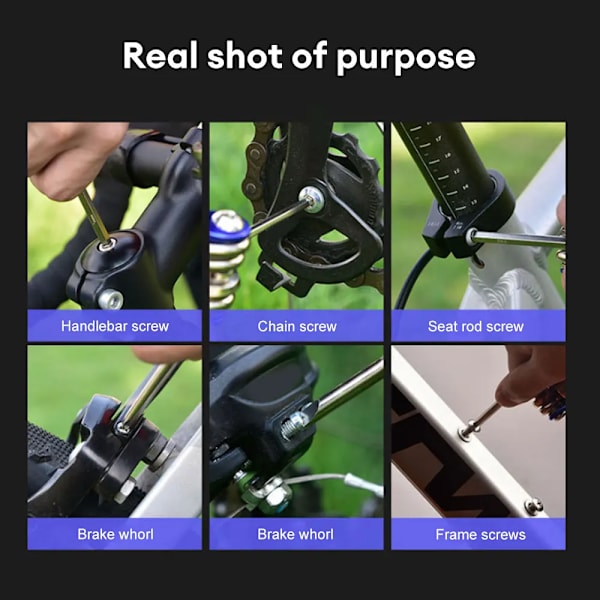 11 i 1 Cykel Reparation Verktyg Kit Mountain Cykel skiftnyckel Skruvmejsel Kedja Sexkant Eker Multifunktion Professionell Cykel Reparation Set