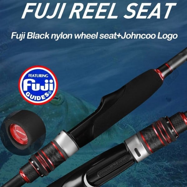 Squid Lure Stang 2,58m Spinning Stang 862M 862ML Blæksprutte Æg Fiske Stang Fuji Ringe 40T Carbon Stang