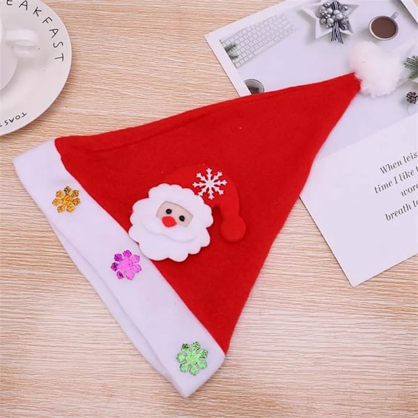 Joulu LED hattu uusi vuosi söpö lapset aikuiset lippis Navidad lapset tyttö hattu uusi vuosi asu