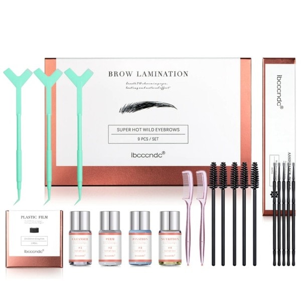 Brow Eyelash Lamination Kit Safe Brow Lift Eyebrow Lifting 3D Effect Protable Travel Kit