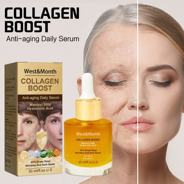 Kollagen Boost Matrixyl Radera Djupa rynkor Och Mörka Fläckar Anti-aging Dagligen Serum