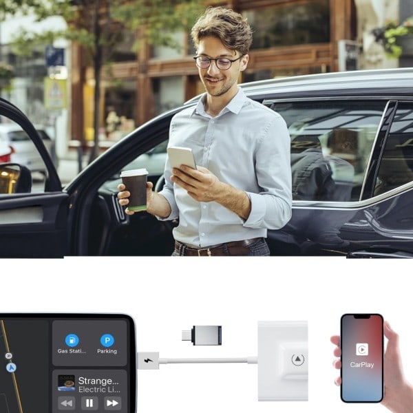 Wireless CarPlay Adapter for iPhone ,Wireless Auto Car Adapter,Apple Wireless Carplay Dongle,