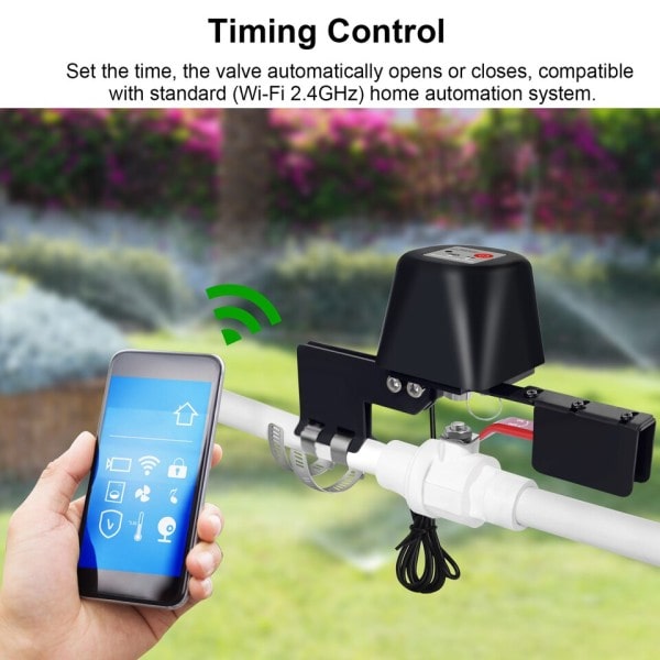 Automatisk Gas Vatten Värmare Ventil Styrare Smart Home Fjärrkontroll Manipulator Arbeta Med Alexa Google Home