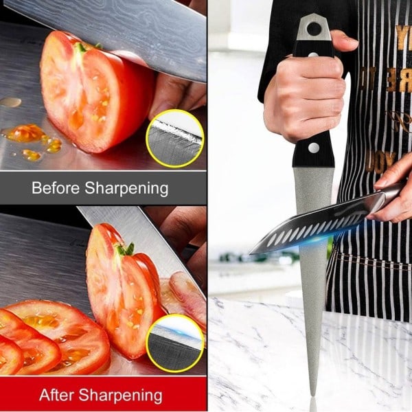 Diamant kniv sliper kniv sliping stål buet overflate honing stein
