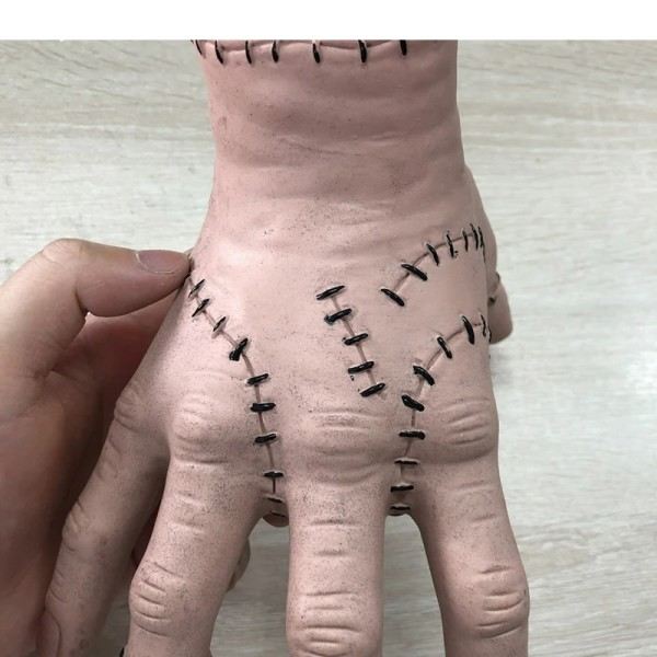 Halloween Kauhu Keskiviikko Thing Hand Addams Family Cosplay lateksi hahmo
