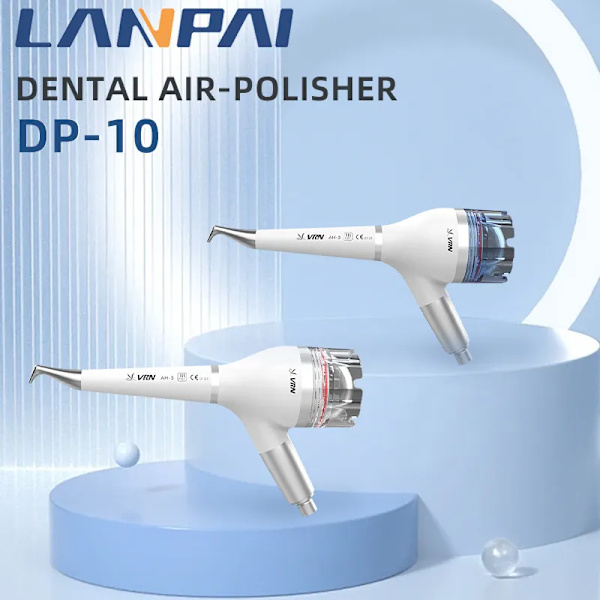 Dental Air Flow Prophy Unit Teeh Whitening Spary Poler 4 hål Polering Tandvård Sandblästring Maskin