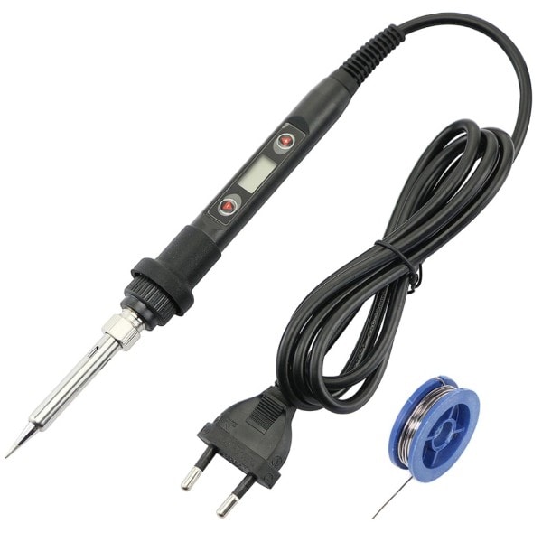 Justerbar temperatur loddejern 80W 220V / 110V LCD Elektrisk loddejern svejsning reparation værktøj