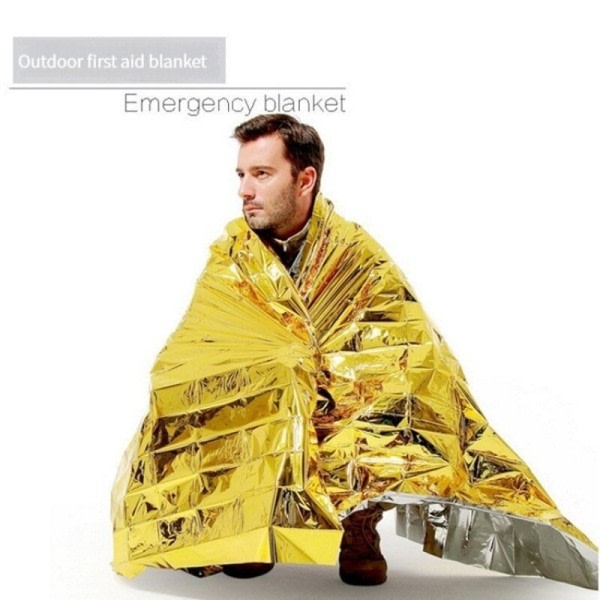Rescue Emergency Tæppe Udendørs Udendørs Camping Portable Rescue Emergency Isolering Tæppe