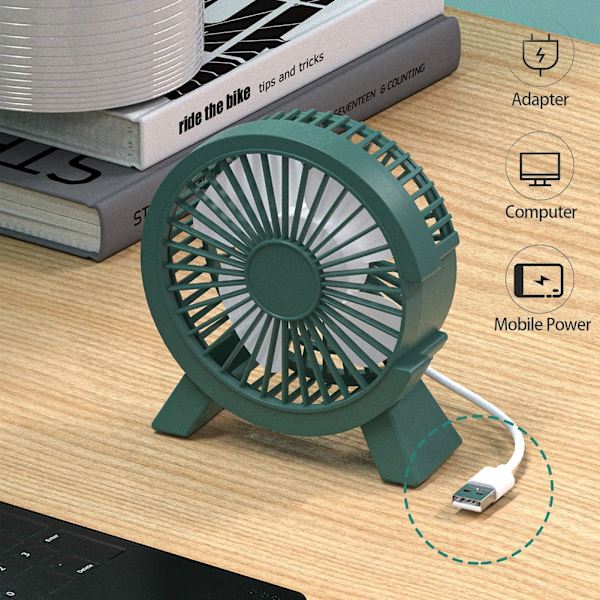 Sähköinen tuuletin kannettava jäähdytys kannettaville hiljainen usb tuuletin