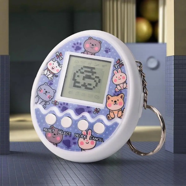 1 styk Transparent Elektronisk Kæledyr Tamagotchi