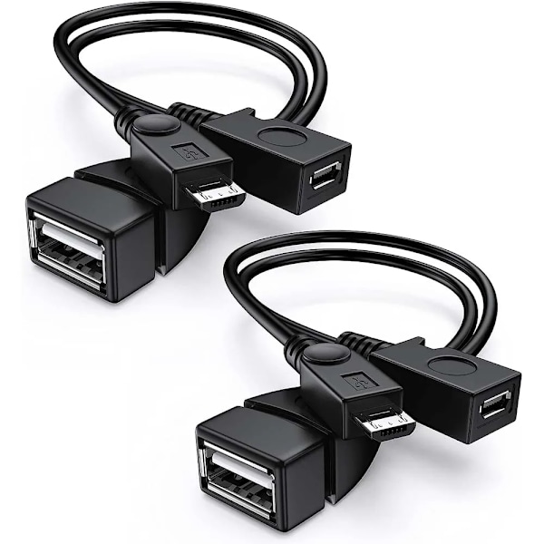 2 in 1 OTG kaapeli vaihto Fire Stick 4K yhteensopiva Android puhelimen tabletin mikro USB isäntä mikro USB virran kanssa