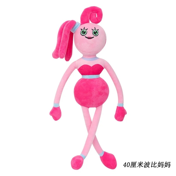 Vaaleanpunainen äiti pitkät jalat pehmo lelut kauhu peli nuket lapsi lahjat