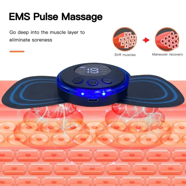 Elektrisk fot massasje pute nakke massasje sett bærbar hjem tretthet avlastning muskel vibrasjon massasje pute rygg nakke massasje