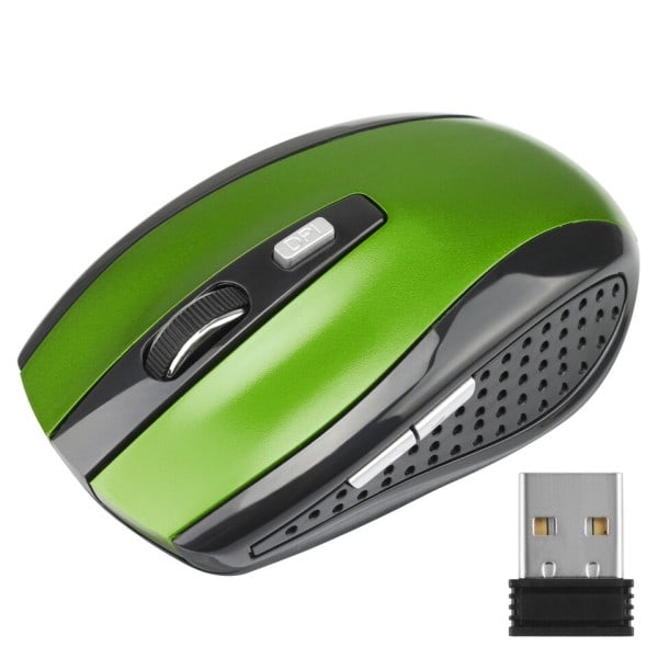 Trådløs Mus Justerbar  DPI Mus 6 knapper Optisk Gaming Mus Gamer Trådløs Mus med USB modtager