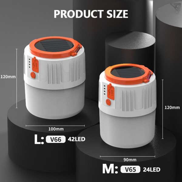 LED aurinko lataus valo energiaa säästävä USB 24 lamppu