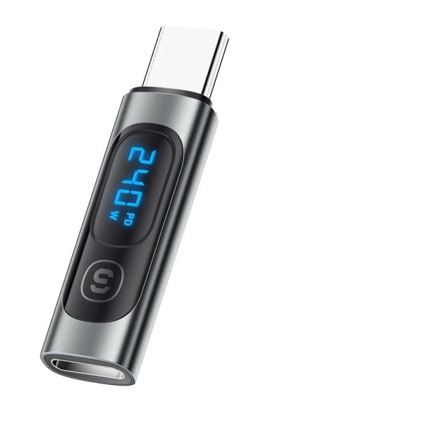 240W USB C Adapter Typ C to USB C 3.0 2.0 OTG Connector Digital Display Data Adapter