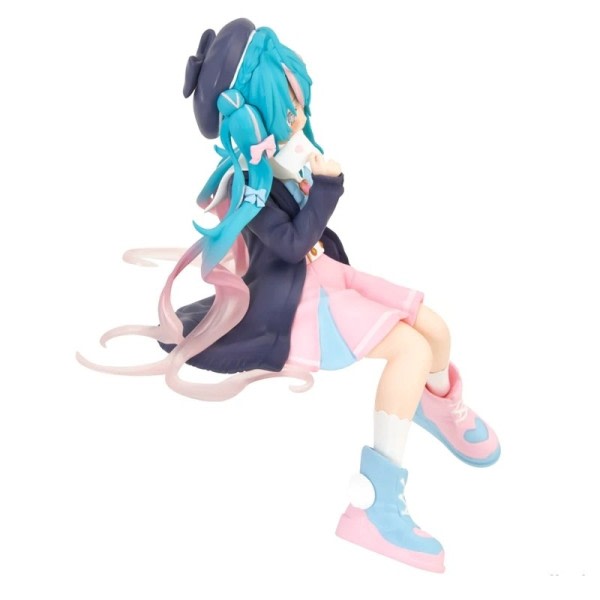 Hatsune Miku Anime Figur Tvådimensionell Vacker Flicka Action Figurer Kawaii Nudlar Stopp Modell Leksak