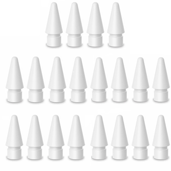 20 bitar För Apple Pencil Nib Dubbellager För Apple Pencil 1a 2nd Generation Tips