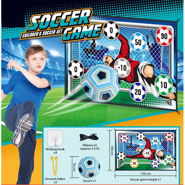 150 cm fotboll spel matta set utomhus inomhus fotboll leksaker