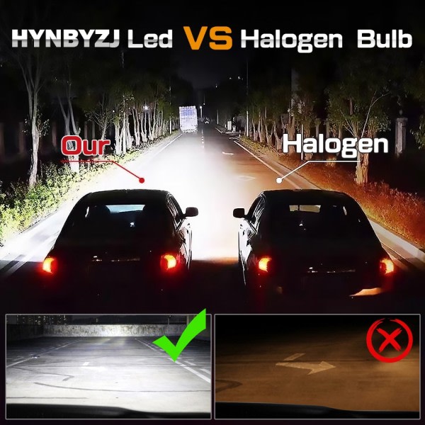LED Hovedlys 320W Høy Power H7 Turbo Lampe