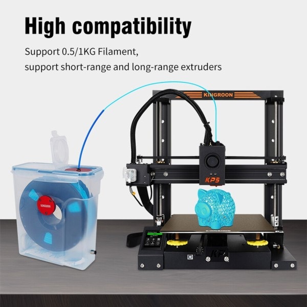 3D Printer Filament Box Kit Filament Dryer Box Filament Oppbevaring Holder for Dry TPU ABS PLA Filament