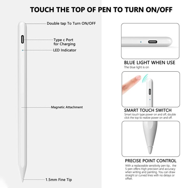Apple Pencil iPad Stylus Touch Pen