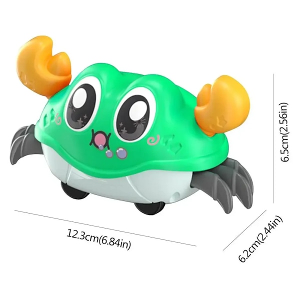 Crawling Krabba Magen Tid Baby Sensor Leksaker