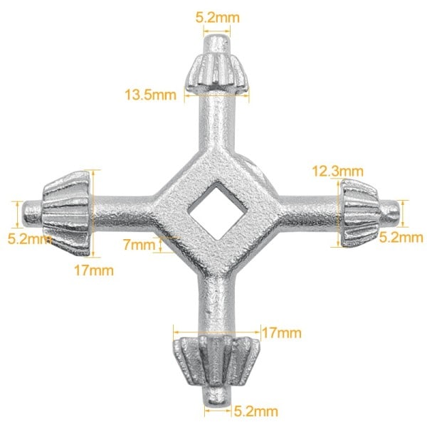 Skiftnyckel Mini Universal Multifunktion Hand Drill Chuck