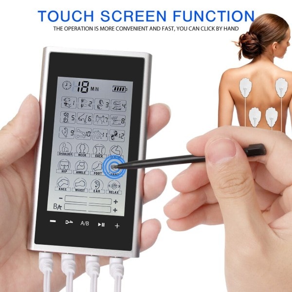 Eletric Professional Muscle  stimulator 24 Modes EMS 4 Output Channel Shytherapy Tens Machine