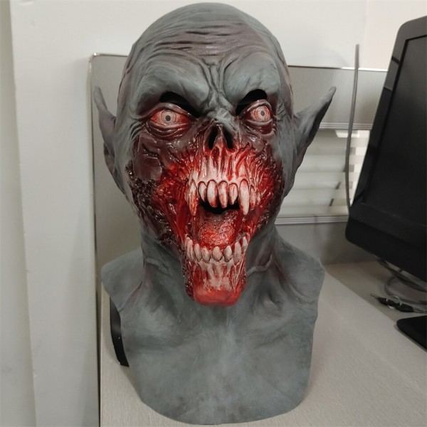 Vampyr mask läskigt Dracula monster latex mask halloween kostym fest