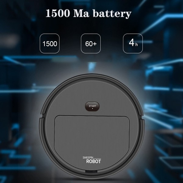 USB sopning robot dammsugare moppning 3 i 1 smart trådlös rengöring sopning golv