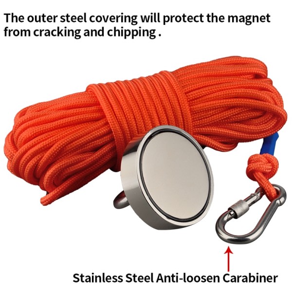 Etiket Design Bjærgning Magnet World Large Neodymium N52 Magneter Stærk Fiskeri Magnet