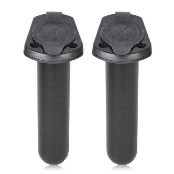 2 stk Plast Flush Mount Fishing Stang Holder Cap