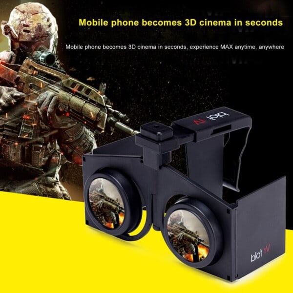 Virtual Reality Briller 3D VR Briller Portable Folding VR briller