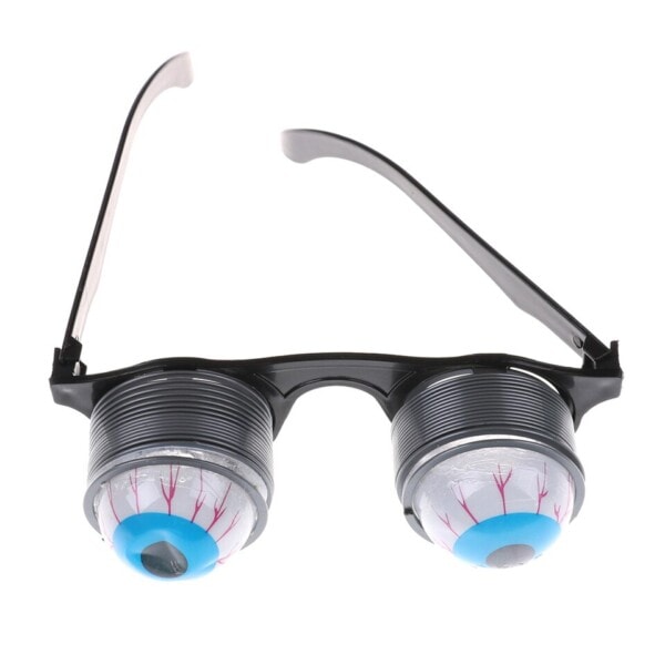 Pop Out Eye Drop Ögonglob Prank Glasögon Skräck Skrämmande Party Gags Praktiska Skämt Rolig leksak