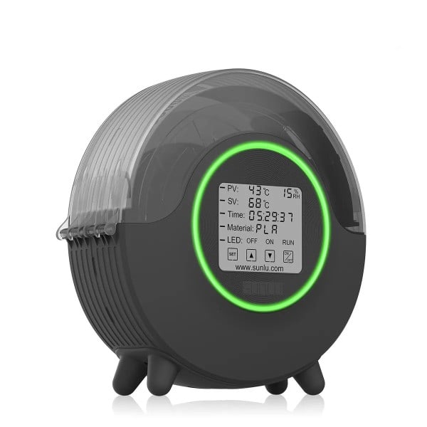 Professionell 3D Priting Tillbehör Filament Torktumlare Låda 360° Omgivning Värme & Max Temperatur Upp  70°C