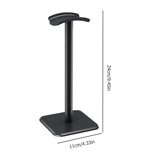 Aluminium Legering Hörlurar Ställ Hållare Utrymme Spara Gaming Headset Ställ Rack Skrivbord Arrangör Display Hörlurar Hängare