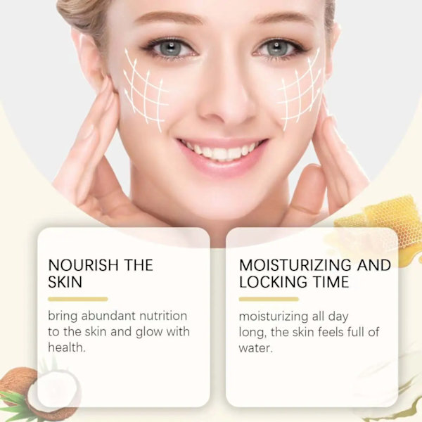 Gräs Utfodrat Vispmat Vanilj Nötkött Talg Fuktkräm Anti-aging
