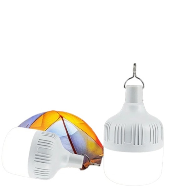 USB Genopladelig LED Nødlys Lys Hus Udendørs Bærbare Lanterner  Nødlys Lampe Pære