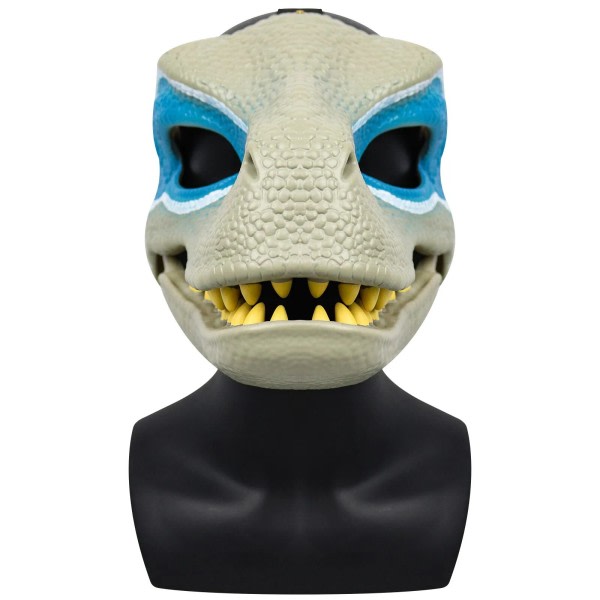 3D Dinosaurie Mask Lifelike Raptor Dino Moving Jaw Dinosaur Mask