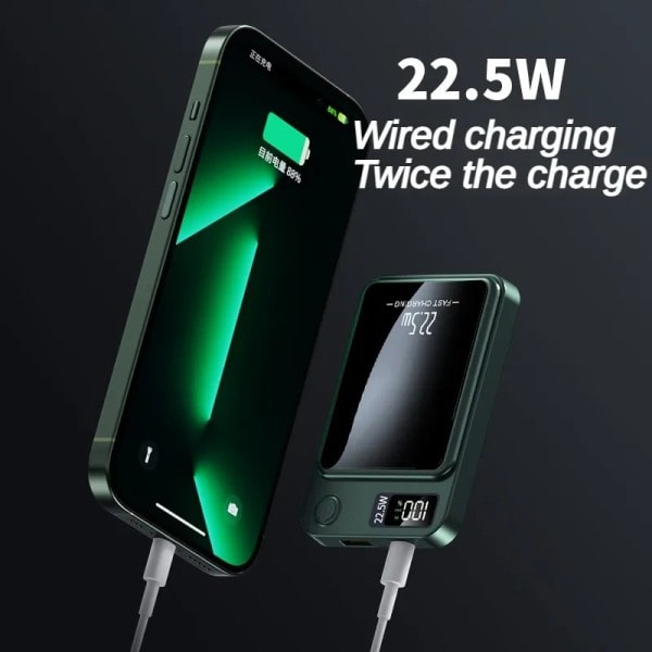 20W langaton pikalaturi Magsafe magneettinen kannettava ulkoinen apu akku 20000mAh