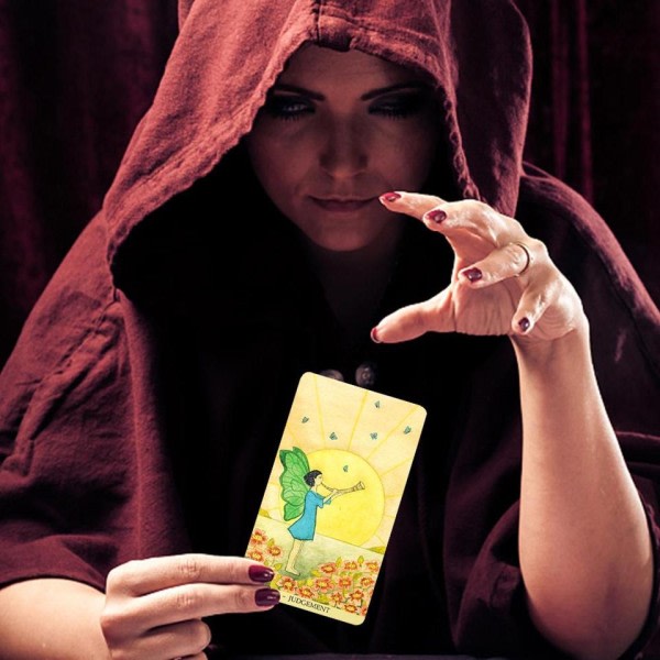 Tarot kort Slitesterk Mara Lunne Tarot Dekk med veiledning Klassisk Tarot kort