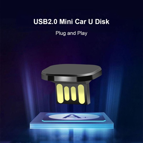 Indbygget musik Mini Kort Bil U Disk Pendrive USB Flash Memory Stick USB2.0 Short UDP Udisk Chip 64GB